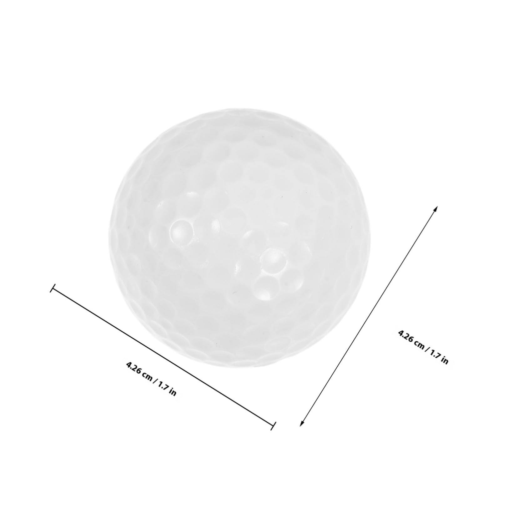 10 Piezas Balones de Práctica de Golf Balones de Práctica para Entrenamiento Deportivo Deportivo Profesional Interiores Suministros