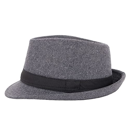 Sombrero Fedora Trilby Unisex Clásico Corto miniatura 3