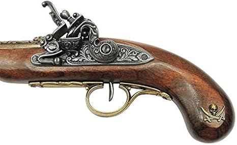 Denix デニックス 1126l 海賊ピストル ゴールド 18世紀 左手用 模造 レプリカ 銃 モデルガン コスプレ リアル 本格的 復刻銃 古式 ホルスター 通販 Amazon