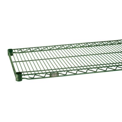 Nexel Poly-Green Additional Wire Shelf for Wire Shelving Units, 600-800 lb Capacity, 18" W x 42" L, Green