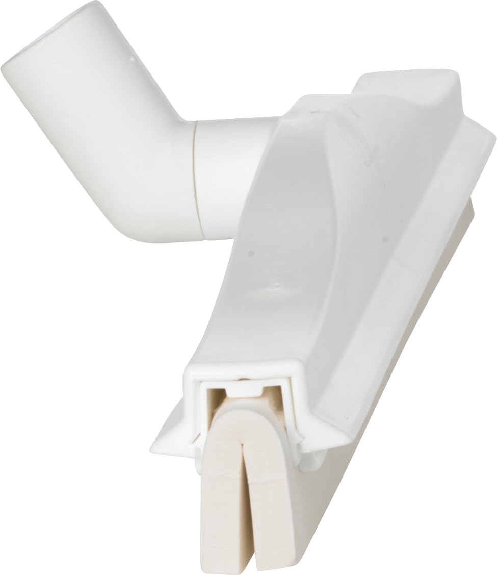 Vikan 77645 Squeegee,Swivel Neck,Floor,24",PP/RB,White