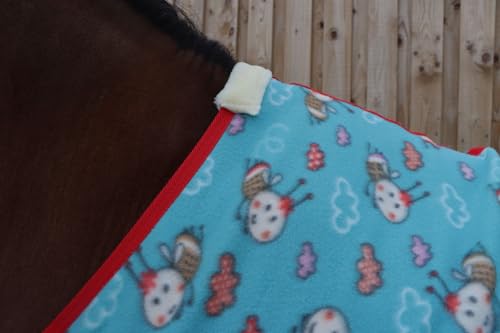 Ruggles Polar Fleece Rug For Horses and Ponies | Smart Versatile Rug Ideal for Shows, Travel, Stable, after Exercise or Bathing (Bumble Bee Print, 7') - Image 3