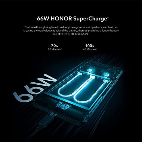 HONOR 50 Mobile Phone 5G SIM Free Unlocked 8 + 256 GB Smartphone with 108 MP Camera, 120 Hz 6.57 Inch OLED Curved Screen, Snapdragon 778, Battery 4300mAh, Android 11 (2 Year Warranty)