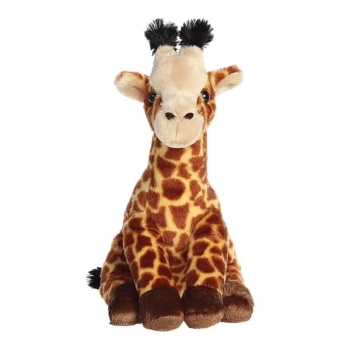 Peluche girafe Aurora 30cm, le doudou marron facile à attraper - 2