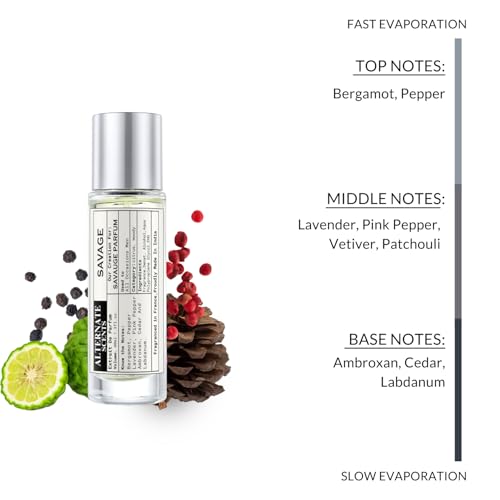 Image of Alternate Scents Savage Long Lasting 40ml Perfume For Man |Strong& long Lasting with 30% Oil Concentration| Spicy Fresh Woody| Fragrance From France | Made In India|