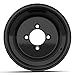 GTW Matte Black Steel Golf Cart Wheel | 10x8 | 3:5 Offset | 4x101.6mm Bolt Pattern