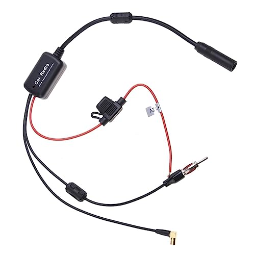 Antena de radio para coche y vehículo LABRIMP con receptor de señal AM y FM de alta fidelidad