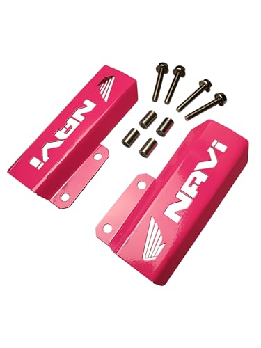 Protections de fourche Honda Navi rose pour vos virées en ville