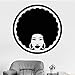 Produktbild Vinyl Wall Decal Afro Frisur Friseur Black Lady Aufkleber Abnehmbare Barber Shop Wandtattoos Beauty Winsow Decor 57X57Cm