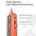 Goeco Ethernet Network Toner RJ11 RJ45 Network Cable Tester LAN Wire Tracker Finder Cat5 Cat6 with 2 Network Wire Stripper Toolkit Orange