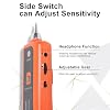 Goeco Ethernet Network Toner RJ11 RJ45 Network Cable Tester LAN Wire Tracker Finder Cat5 Cat6 with 2 Network Wire Stripper Toolkit Orange