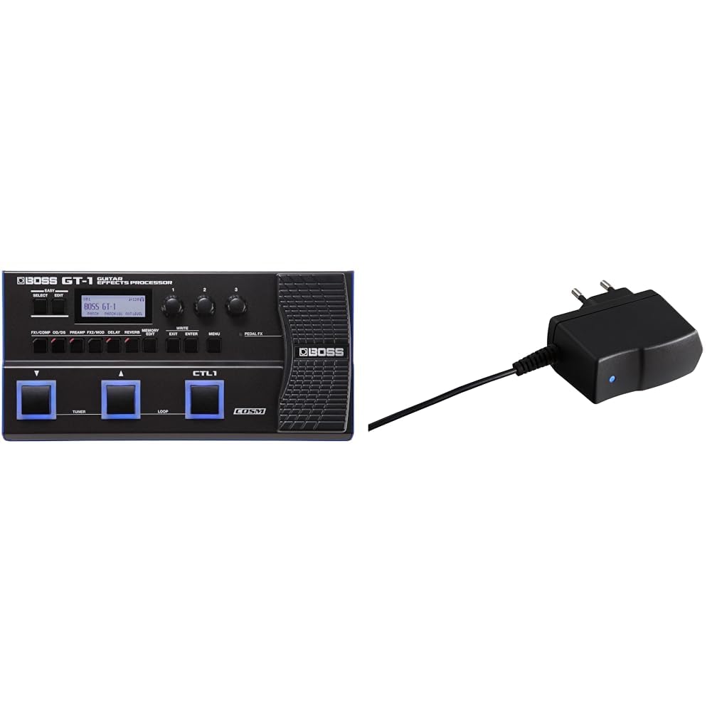 BOSS GT-1 Guitar Effects Processor & PSA-230S Power Supply 