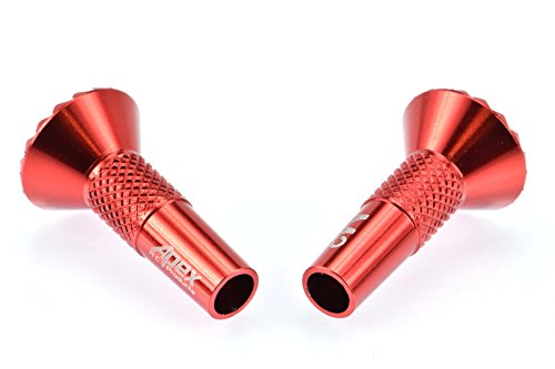 Apex Rc Products Red Aluminum Futaba/Spektrum Dx6 Dx6I Dx7S Dx8 Dx9 / Taranis X9Drc Transmitter Gimbal Stick Ends #1711 #TOP1