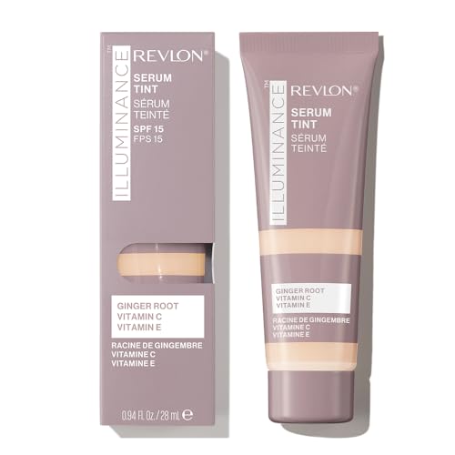 Revlon Illuminance Serum Tint, Sérum Con Color, Enriquecido con Vitamina E y Ácido Hialurónico para hidratar con SPF 15, Tono Light Beige, 1 Unidad (Paquete de 1)