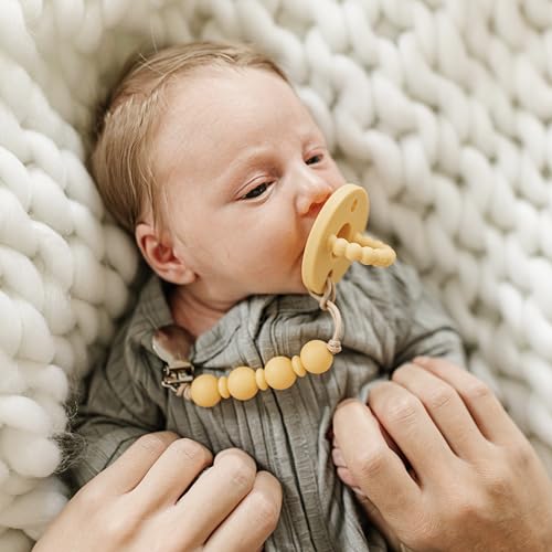 Image of Ryan & Rose Cutie PAT Pacifier Teether 10 Pack Assorted Colors (Monterey (Boy), Stage 1)