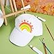 Toyvian 30 Stück Zubehör Baseball Spielzeug Hüte Handwerk Weiß Kinder Partyzubehör Eltern Kinder Unvollendet Sonne Wandern Blanko Bemalt Unisex Kunst DIY garten Handzeichnung