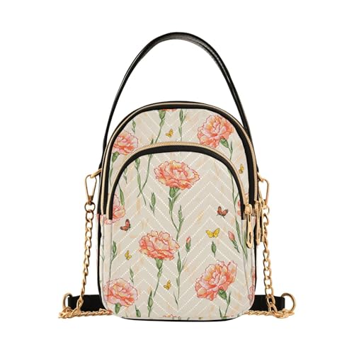 Sac à main multi-poches KLL Carnation Peach pour organiser vos affaires de travail