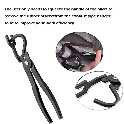 Kujunpao Exhaust Pliers Pipe Rubber Bracket Hanger Support Removal Tool #TOP1