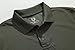 KAOKLRNI Men's Quick-Dry Active Polo Shirts Short Sleeve Performance for Golf Tennis Daily Casual Collared T-Shirt Army Green