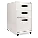 Alera Three-Drawer Mobile Pedestal File, 16w x 23-1/4d x 28-1/2h, Light Gray