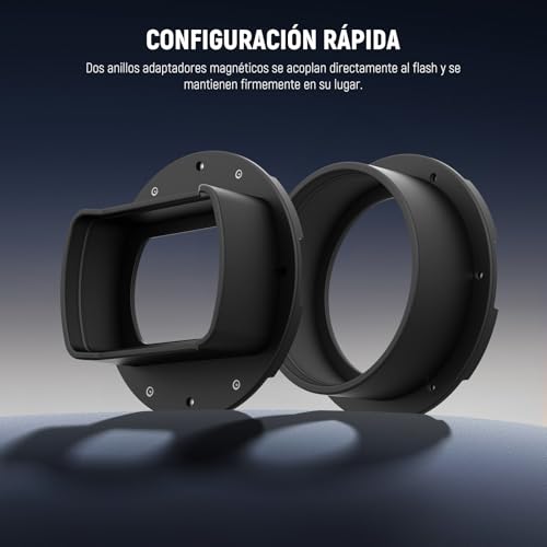 Difusor de flash para eventos y reportajes sociales con cabezal NEEWER Z1 Z2 5