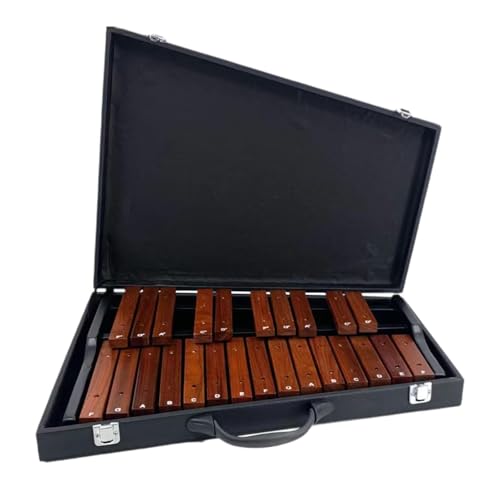 1:25 スケール木琴、ハンドタッピングピアノおもちゃ、モータースキル子供用ポータブル木琴、ライブパフォーマンス、コンサート、家族セッション用, ケース付き