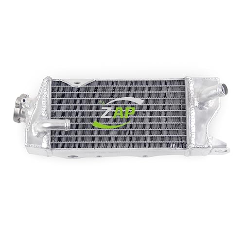 ZAP Full Aluminum Radiator Compatible with 1998 99 00 01 02 03 04 05 06 07 08 09 10 11 12 2013 Kaw/as/aki KX80 KX85 KX100 98-13
