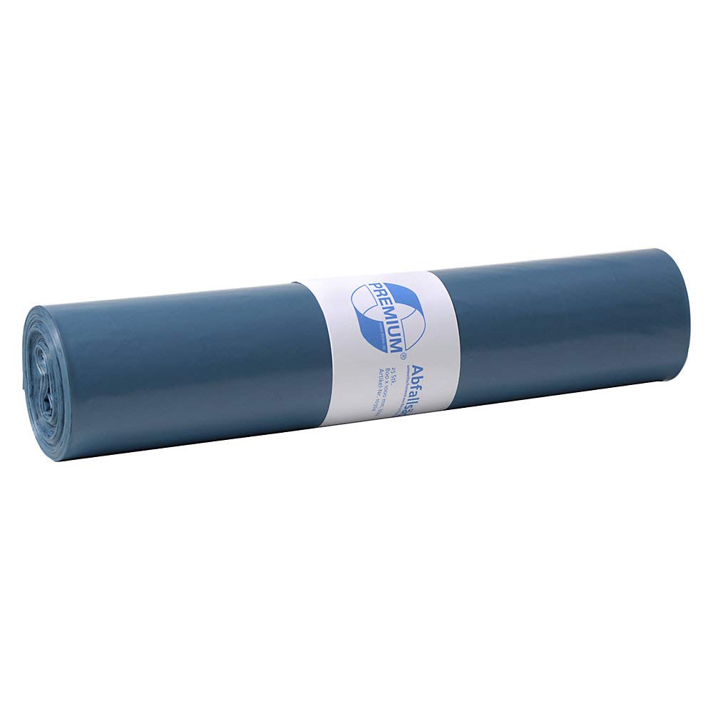Premium – Sacchetti per rifiuti 120l | 40 my | tipo 60 | 800 x 1000 mm | blu | 10 rotoli, – Sacchetti rifiuti, Sacco per sacco, sacchetto, sacchetto per rifiuti immondizia