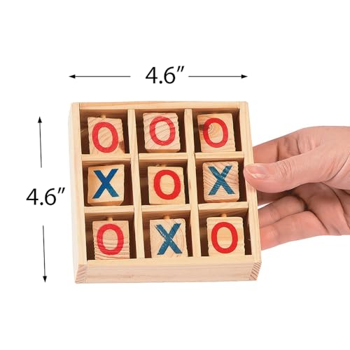 Juego de Mesa Tic Tac Toe de Madera miniatura 2