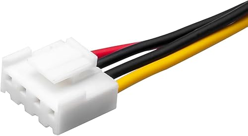 Miniatura 5 de OwlTree Paquete de 2 cables adaptadores de corriente para disco duro hembra de 4 pines a SATA compatibles con grabadoras de video Hikvision de 7.87