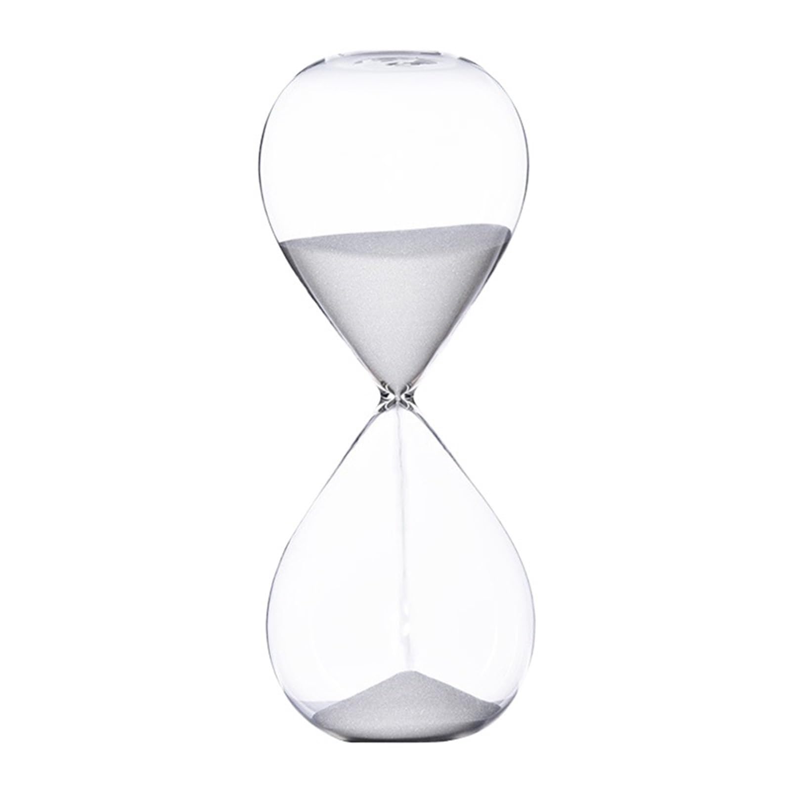 Hourglass Sand, Hourglass Sand Timer 2pcs Multicolor 5/30min(Silver,30min)