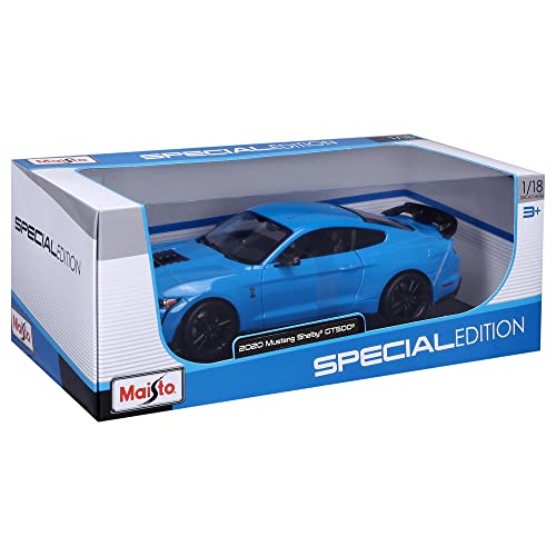 Maisto Ford Mustang Shelby GT500 2020 1:18 azul miniatura 4