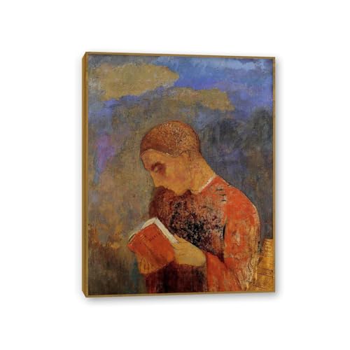 Toile Odilon Redon Alsace Cadre Teck : Fini les Murs Vides dans le Salon