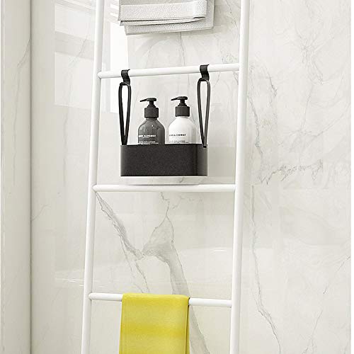 Toallero de metal blanco con diseño minimalista para accesorios del hogar 3