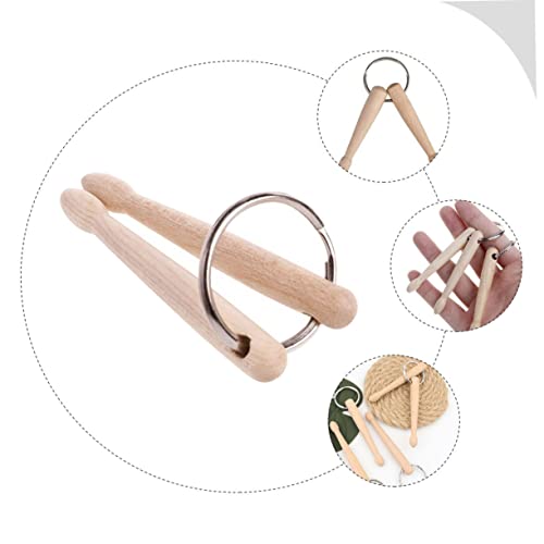 Llavero con diseño de tambor para baterista, anillo estético para llaves, colgante decorativo para bolsas miniatura 4