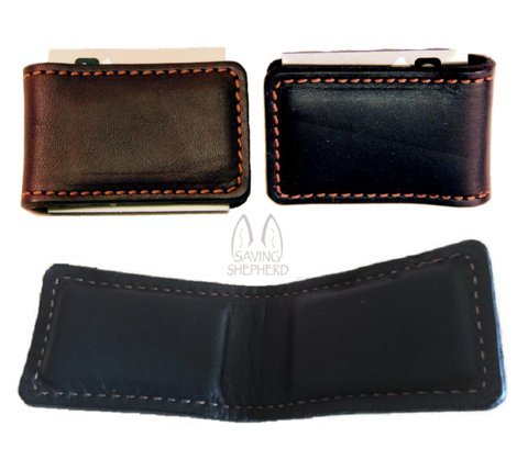 Leather Money Clip with Xtra Strong Magnet - Made in the USA - Handcrafted2