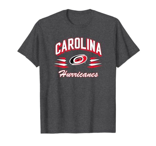 Carolina Hurricanes Retro Diamond Dark Heather NHL Licensed T-Shirt