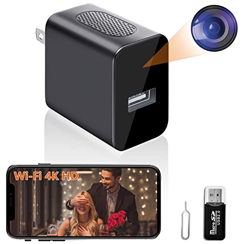 Spy Camera Hidden Camera 4K UHD Wireless Hidden WiFi Camera with