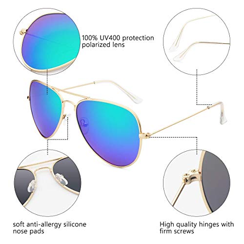 livho Trendy Polarized Sunglasses Women Men, Retro Sun Glasses for Women Men 2024, Vintage Classic UV Protection Shades3