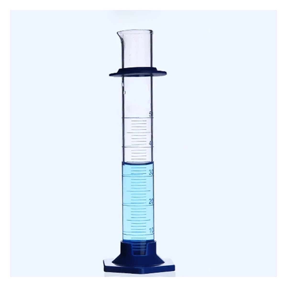 Attrezzature e forniture di laboratorio Cilindro graduato in vetro borosilicato da 5/10/25/50/100-2000 ml for esperimenti in vetreria laboratorio