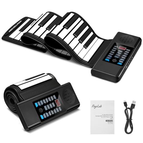 POGOLAB 61 Keys Roll Up Keyboard Piano, Portable Electric...