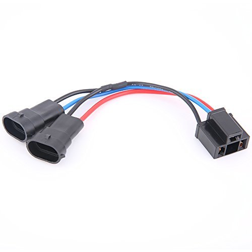Amazon.co.jp H4 to H9/H11 Wire Harness Adapter for Dual Beam