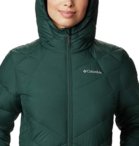 Image of Columbia Women's Omni-Heat Reflective Heavenly Hooded Hiking & Trekking Down Standard Length Jacket