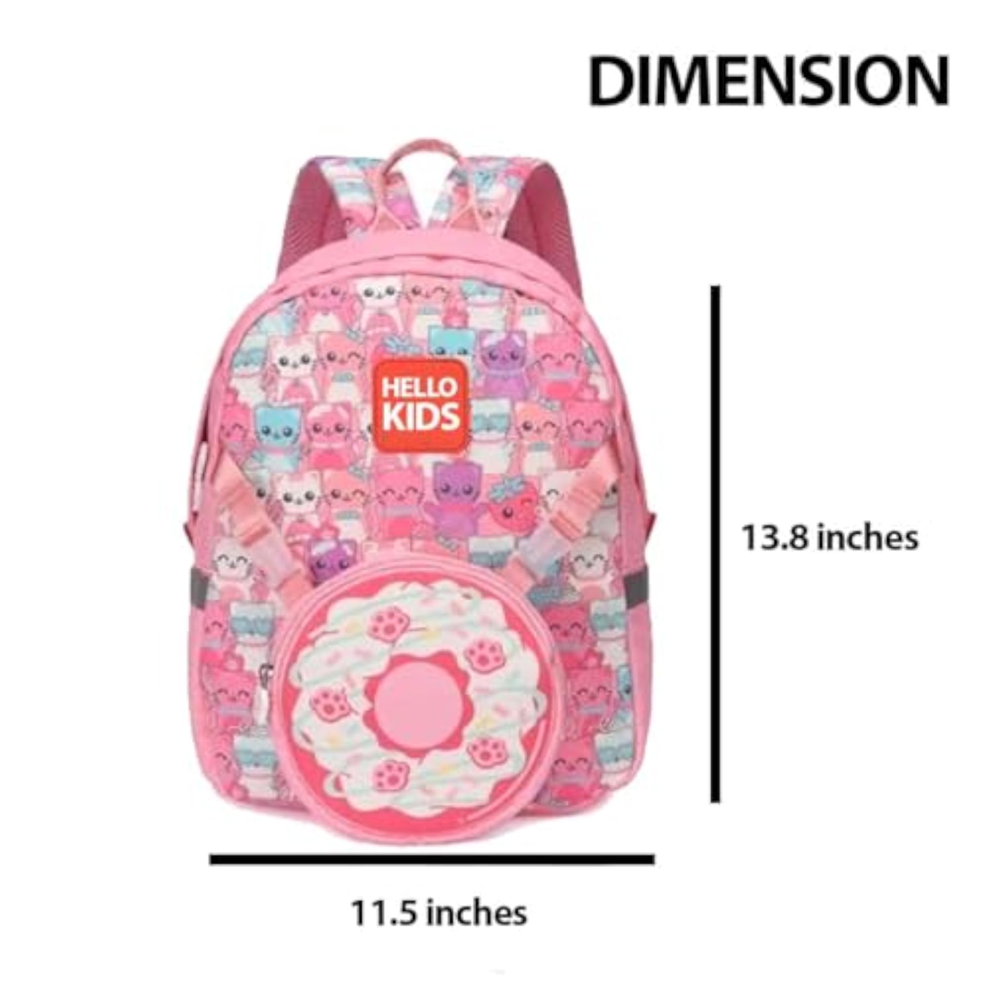 Cute Canvas Cotton Cartoon Daypack Crossbody Sling Bag