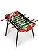 Chicos - Kinderfußballtisch Strategische Liga | Kinderfußballtisch mit Tormarkierung | Auswechselbare Spieler | mit Beinen ab 3 Jahren | Rot und schwarz | Maße 79 x 66 x 68 cm (72302)