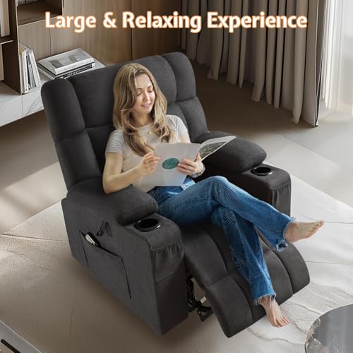 Sillón reclinable tapizado eléctrico miniatura 5