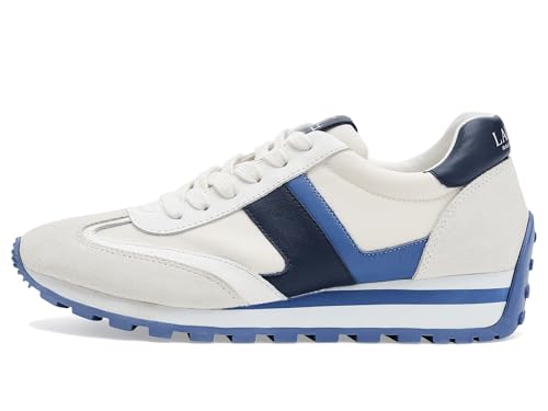 Image of Lauren Ralph Lauren Dani Suede & Leather Sneakers