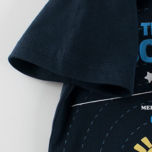 Boys T Shirt Planet Graphic Tees Kids Toddler Short Sleeve Cotton Crewneck T-Shirt Casual Tops Cute Summer Clothes4