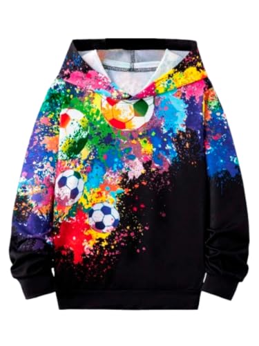 Image of Boys Humour and Comic Printed Long Sleeves Sweatshirt, Cotton Blend, Hooded Neck