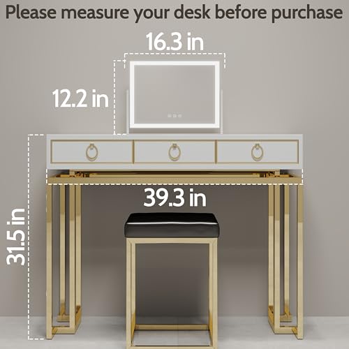 16” LED Lighted Vanity Makeup Mirror - image 7